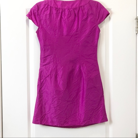 🎀Rory Beca Fushia Pink Silk Mini Cocktail Dress - Picture 2 of 6